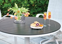 Image of MGP Slat Marine Grade Polymer Top Tables